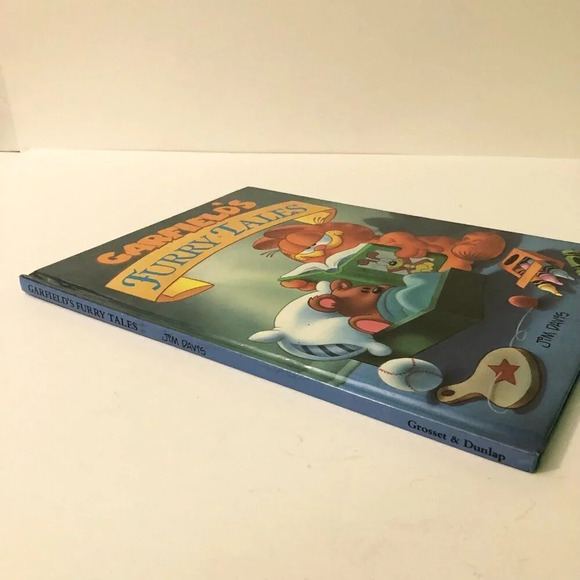 Vintage 1989 Garfields Furry Tales  Jim Davis Book Hardcover - Picture 5 of 16